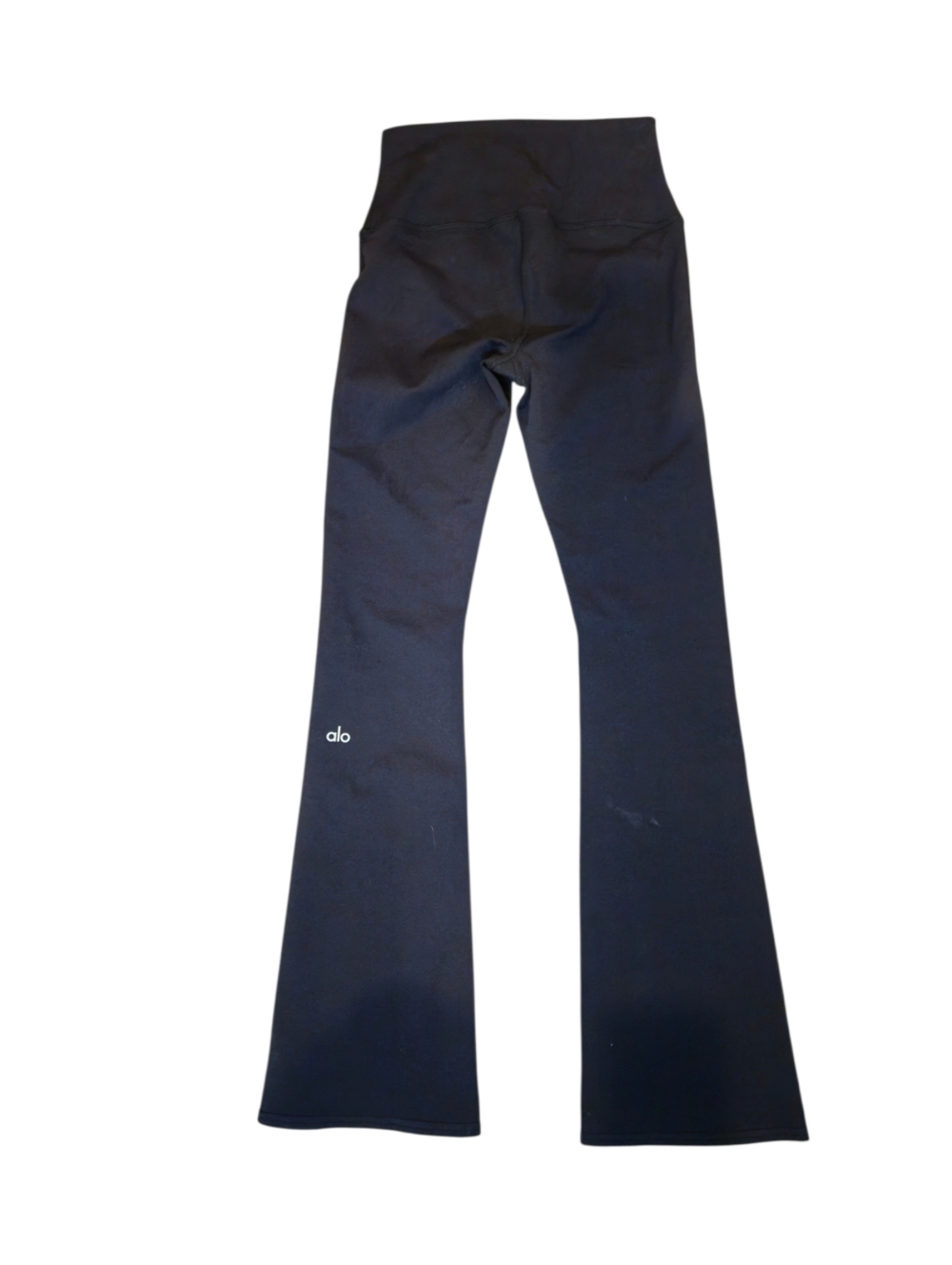 Alo Yoga Black High Waist Flare Leggings XS Bootcut Airbrush Style - Picture 5 of 10
